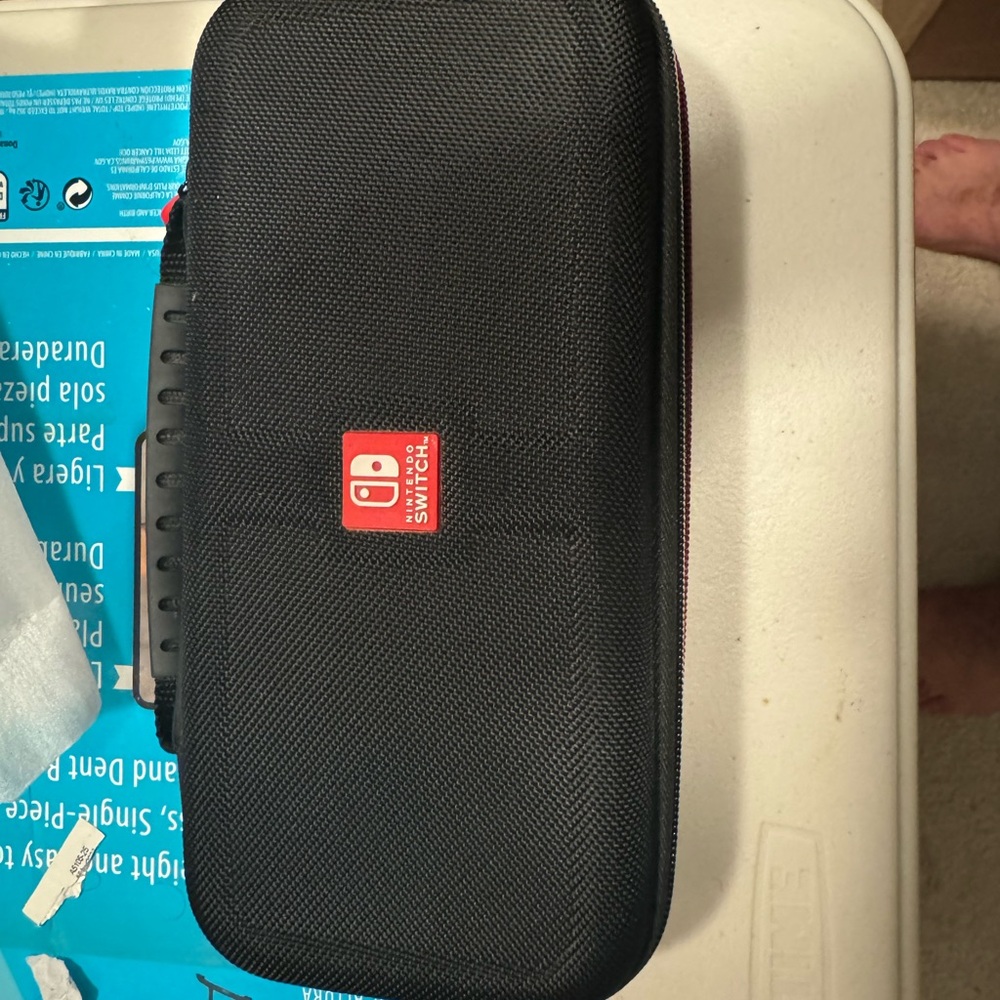 Nintendo Switch with Black Travel Case Bundle